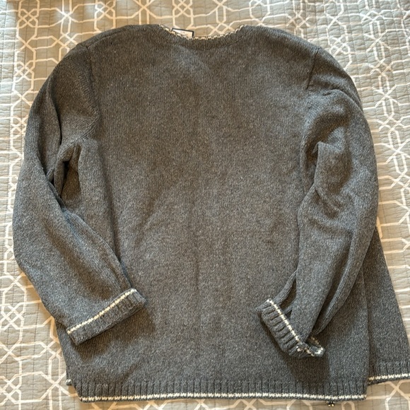 NWT Croft & Barrow snowflake zip up sweater size 2X - Picture 5 of 5